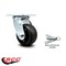 Service Caster 4 Inch Rubber on Steel Swivel Caster with Roller Bearing and Swivel Lock SCC SCC-30CS420-RSR-BSL - alternate 3